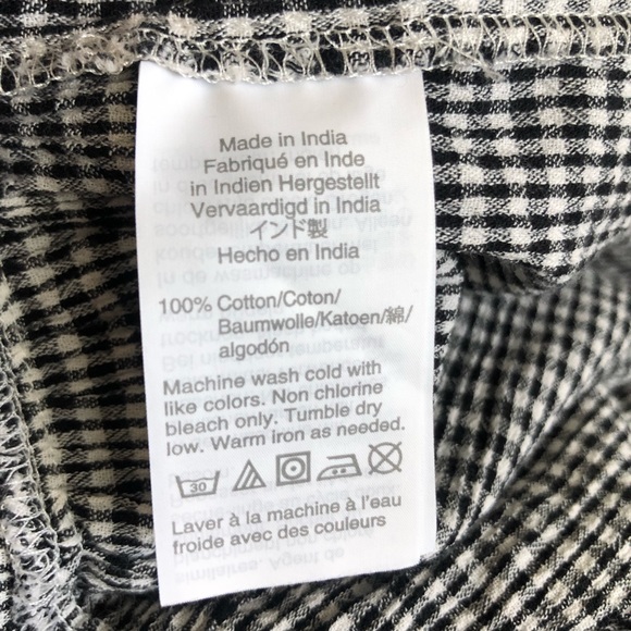 Madewell Ruffle -Strap Gingham Cami Top Sz 6 - Picture 8 of 8